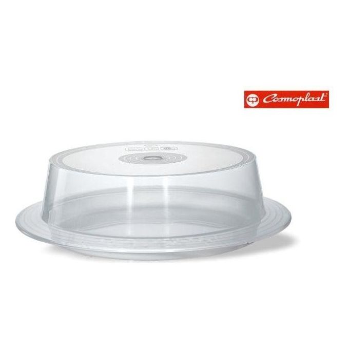 Cosmoplast Piatto Microonde con Coperchio 27cm