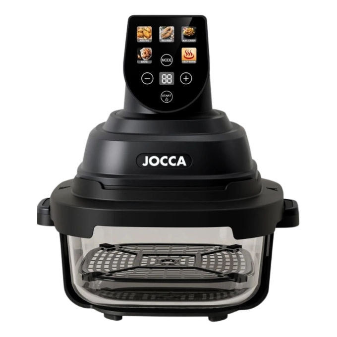 Jocca 2954 Friggitrice ad aria di cristallo 4 programmi preimpostati
