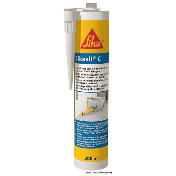 Silicone Sigillante Sikasil C Nero 300ml