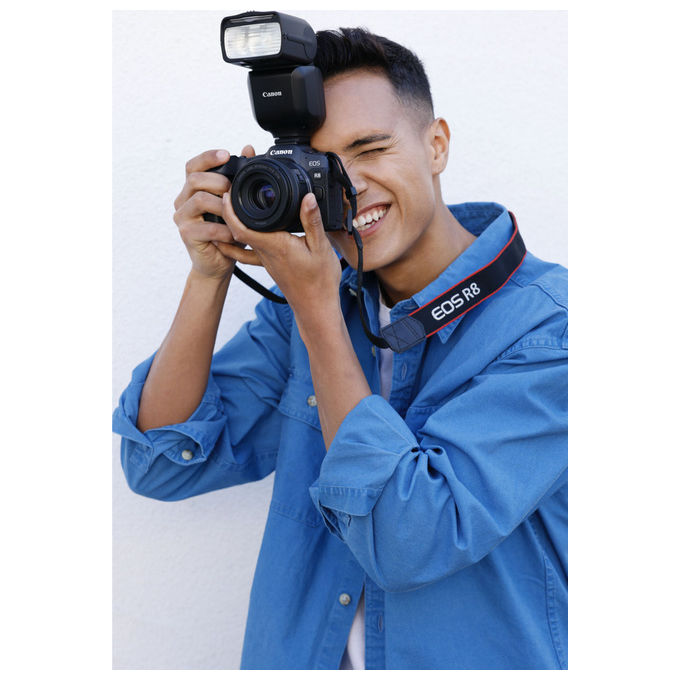 Canon 6579C002 Speedlite EL-10 Flash per Videocamera Numero Guida 40 Wireless Radio fino a 30 m Testa Orientabile 90° Verticale 330° Orizzontale Alimentazione 4 Stilo AA colore Nero