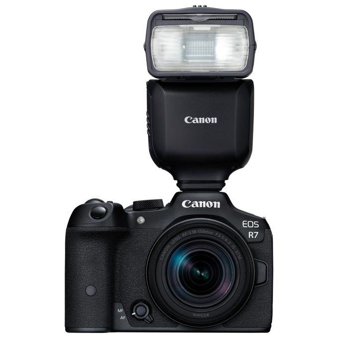 Canon 6579C002 Speedlite EL-10 Flash per Videocamera Numero Guida 40 Wireless Radio fino a 30 m Testa Orientabile 90° Verticale 330° Orizzontale Alimentazione 4 Stilo AA colore Nero