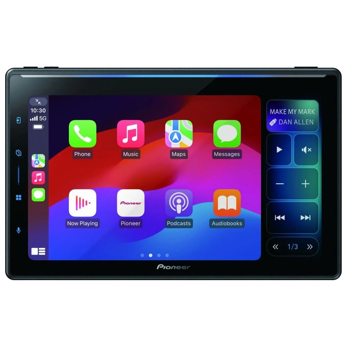Pioneer SPH-EVO107DAB-UNI Unita' Multimediale 10.1'' Touchscreen HD con Apple CarPlay e Android Auto Wireless DAB+ Bluetooth HDMI Ingresso Camera RCA 3 Zone colore Nero