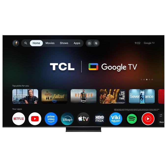 TCL 65C6K PRO TV QD-Mini LED 4K UHD 144Hz Dolby Vision 2.1 Onkyo colore Nero