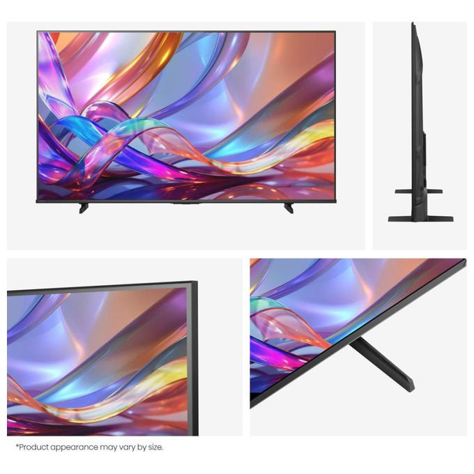 Hisense 65Q7S QLED Smart TV 65'' 4K Dolby Vision IQ HDR10+ VIDAA OS Dolby Atmos colore Nero