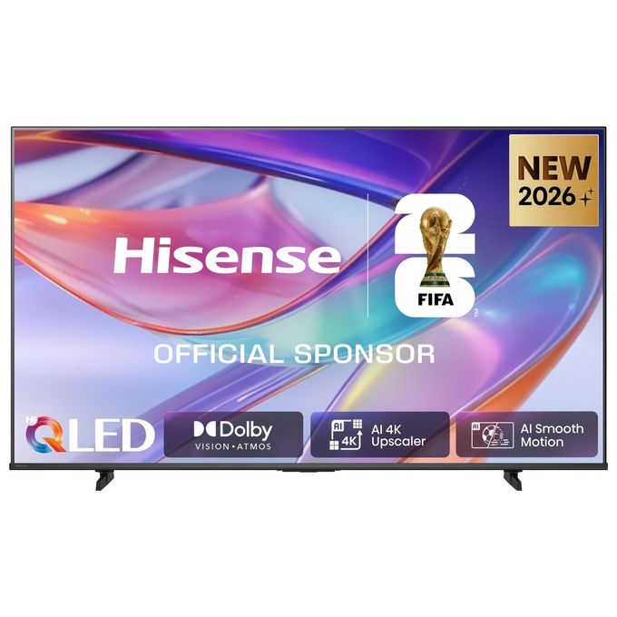 Hisense 65Q7S QLED Smart TV 65'' 4K Dolby Vision IQ HDR10+ VIDAA OS Dolby Atmos colore Nero