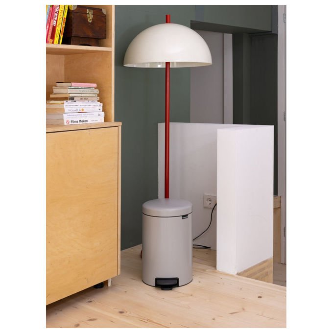 Brabantia 662205-01 NewIcon Kosz peda'lowy 12 l Acciaio Chiusura lenta e silenziosa colore Grigio