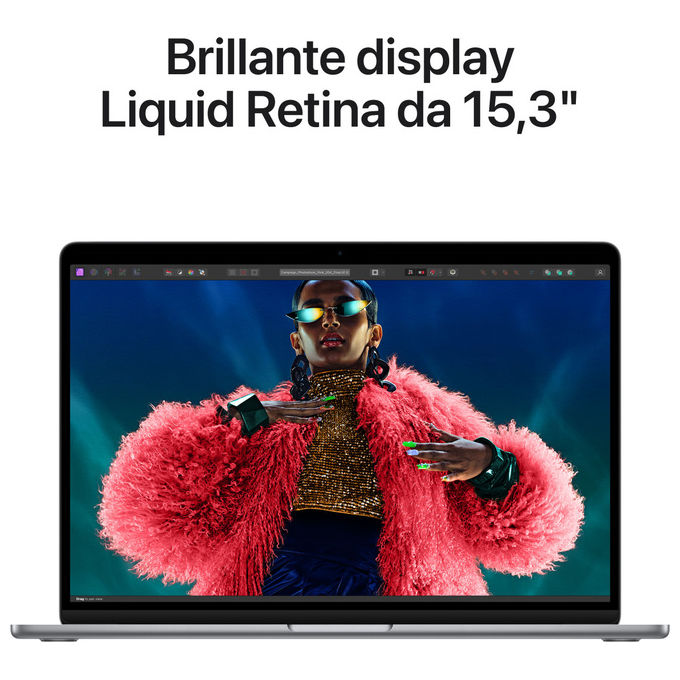 Apple MacBook Air 15'' M3 8GB 256GB SSD Grigio Siderale 2024 macOS Sonoma