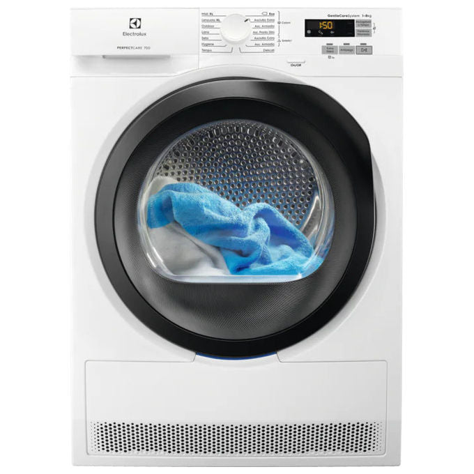 ELECTROLUX EW7H583B Asciugatrice a Pompa di calore Classe energetica A+++ Capacita' di carico 8 Kg Touch Control SensiCare GentleCare System