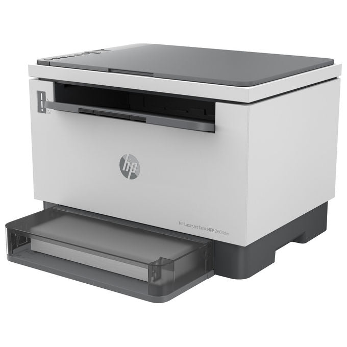 HP LaserJet Stampante Multifunzione Tank 2604dw Bianco e Nero Wireless