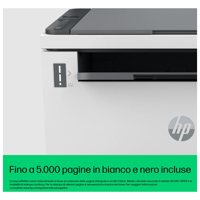 HP LaserJet Stampante Multifunzione Tank 2604dw Bianco e Nero Wireless