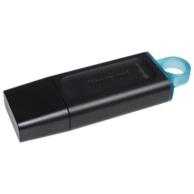 Kingston DataTraveler Exodia DTX-64GB Flash Drive USB 3.2 Gen 1 con Cappuccio Protettivo e Anello Portachiavi in Colori Multipli