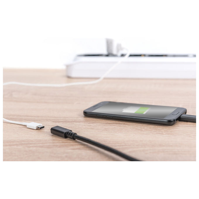 Digitus cavo prolunga usb tipo c maschio-femmina 1.5 mt 3a nero