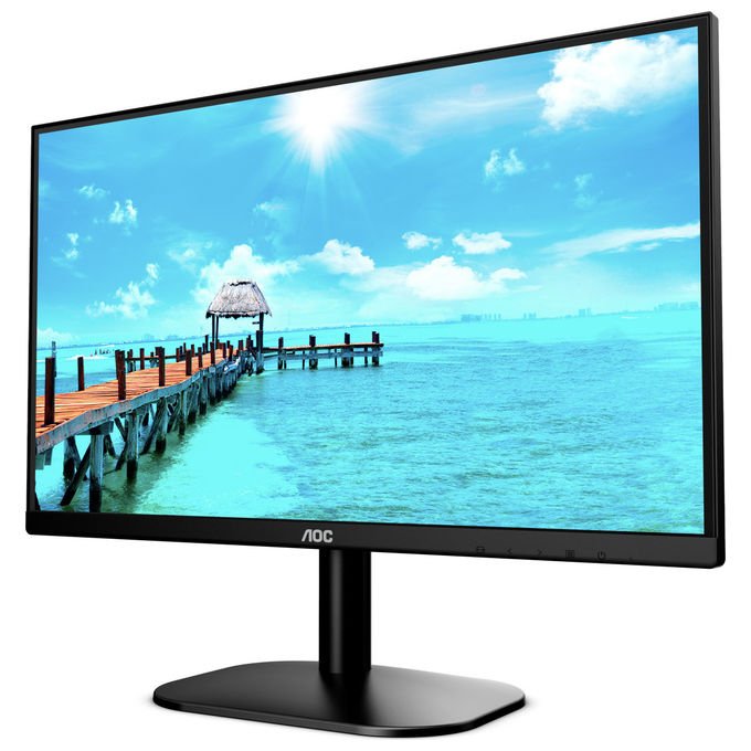 AOC Monitor 24B2XDA 23.8'' Full HD IPS 75Hz LED Senza Cornice Nero schermo pc