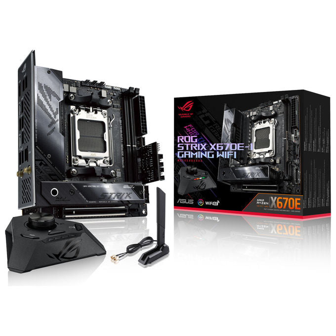 ASUS ROG STRIX X670E-I Scheda Madre Gaming mini ITX AM5 DDR5 Wi-Fi 6E PCIe 5.0