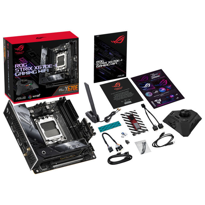 ASUS ROG STRIX X670E-I Scheda Madre Gaming mini ITX AM5 DDR5 Wi-Fi 6E PCIe 5.0