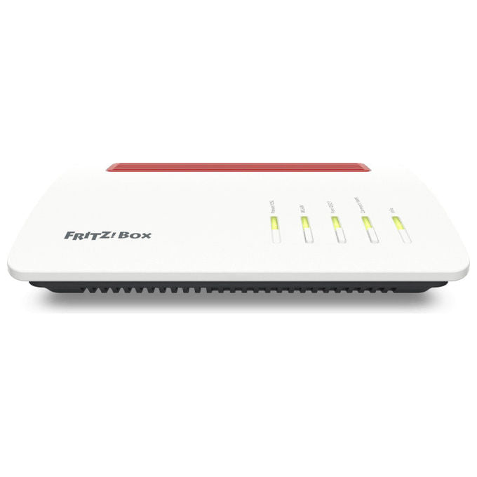 Fritz! Box 7590 AX Router Wi-Fi 6 Dual-band 2400 Mbit-s 4 Porte Gigabit Bianco