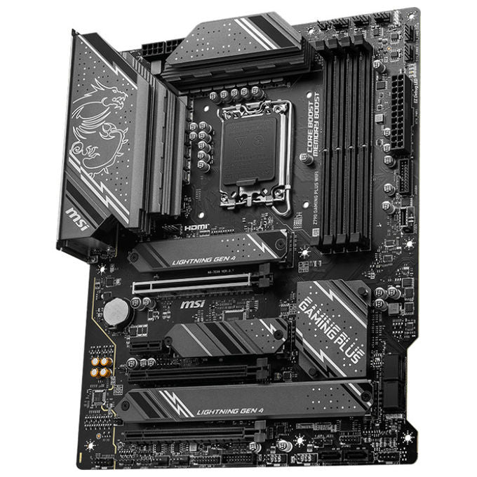 MSI Z790 GAMING PLUS Scheda Madre ATX LGA 1700 DDR5 Wi-Fi Nero per PC