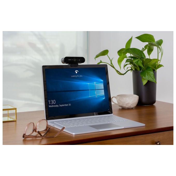 Logitech BRIO Webcam 4K Ultra HD PRO per Business, 13MP, 90fps, USB 3.2