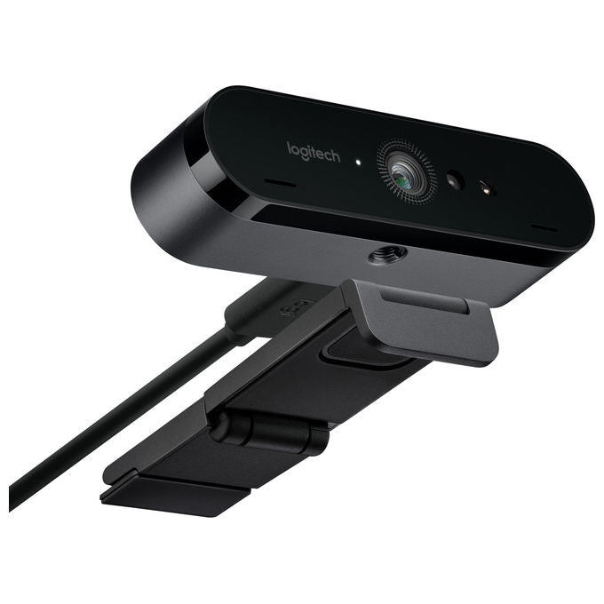 Logitech BRIO Webcam 4K Ultra HD PRO per Business, 13MP, 90fps, USB 3.2