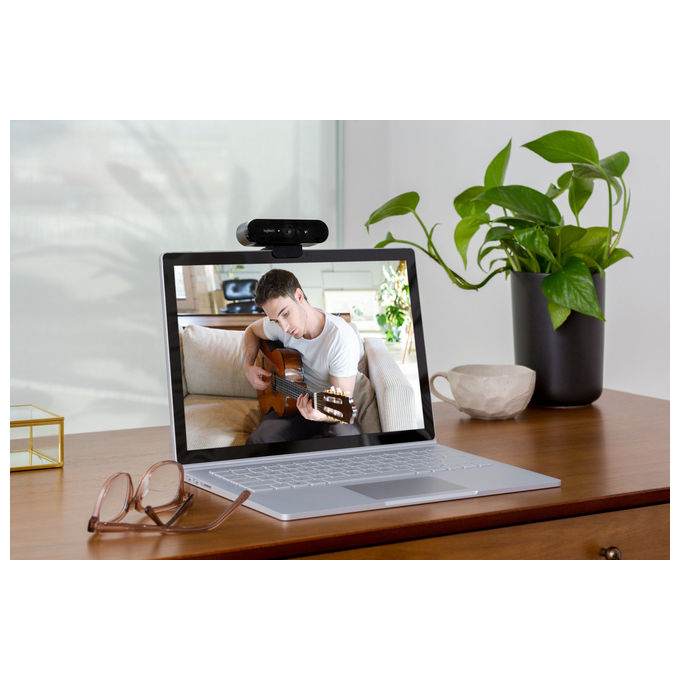 Logitech BRIO Webcam 4K Ultra HD PRO per Business, 13MP, 90fps, USB 3.2