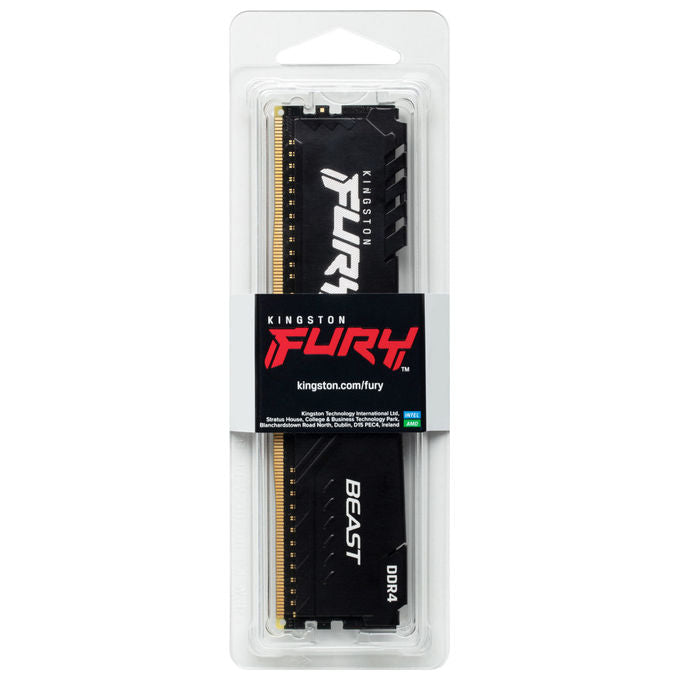 Kingston FURY Beast Memoria Ram 32GB 3200MHz DDR4 CL16 DIMM Black
