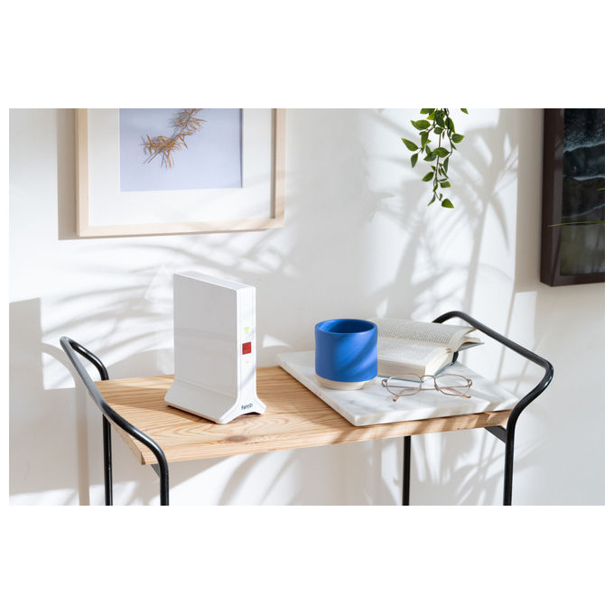 Fritz! Ripetitore 3000 Ax Edition International, Ripetitore Wi-Fi 6 Extender Triband Veloce Fino A 4.200 Mbit, S, Mesh, Access Point, 2X Gigabit Lan, Interfaccia In Italiano 20002991, Bianco