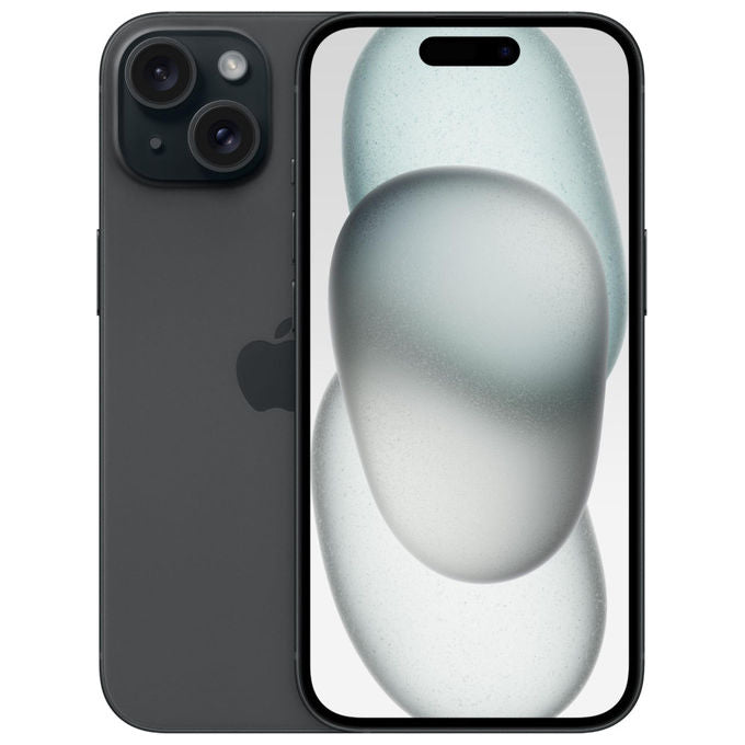 Apple, iPhone 15, 256GB, Nero, Fotocamera 48MP, USB-C
