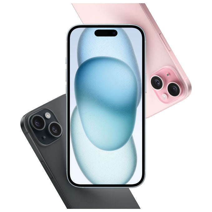 Apple iPhone 15 128GB Nero - Fotocamera 48MP, USB-C, Dynamic Island