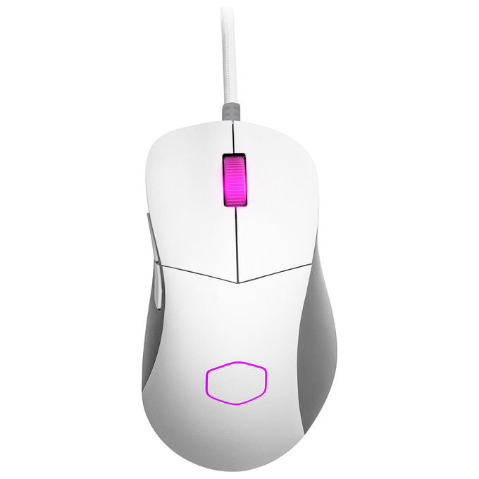 Cooler Master Mouse Gaming MM730 RGB Bianco 16000 DPI Ottico USB Ultralight