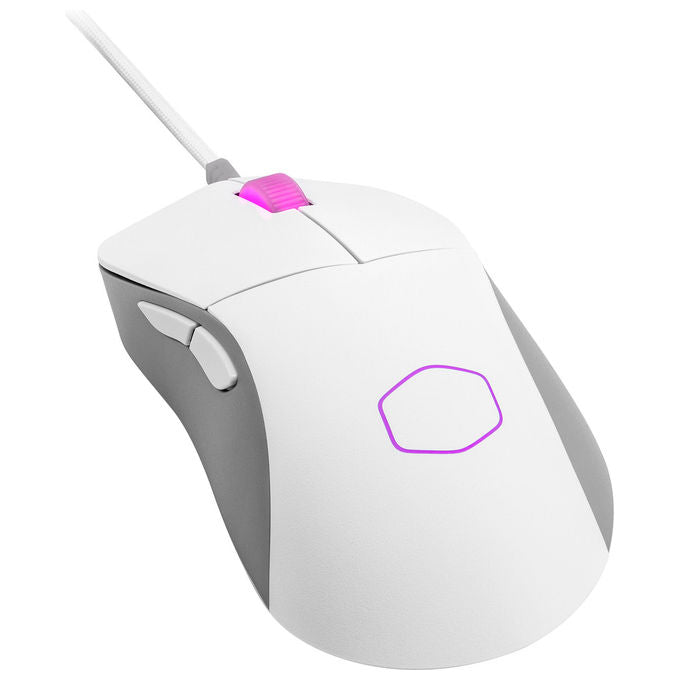 Cooler Master Mouse Gaming MM730 RGB Bianco 16000 DPI Ottico USB Ultralight