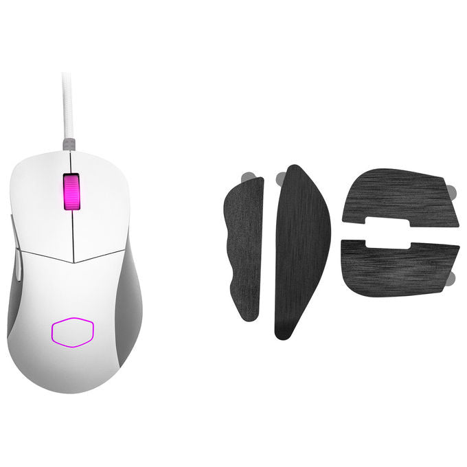 Cooler Master Mouse Gaming MM730 RGB Bianco 16000 DPI Ottico USB Ultralight