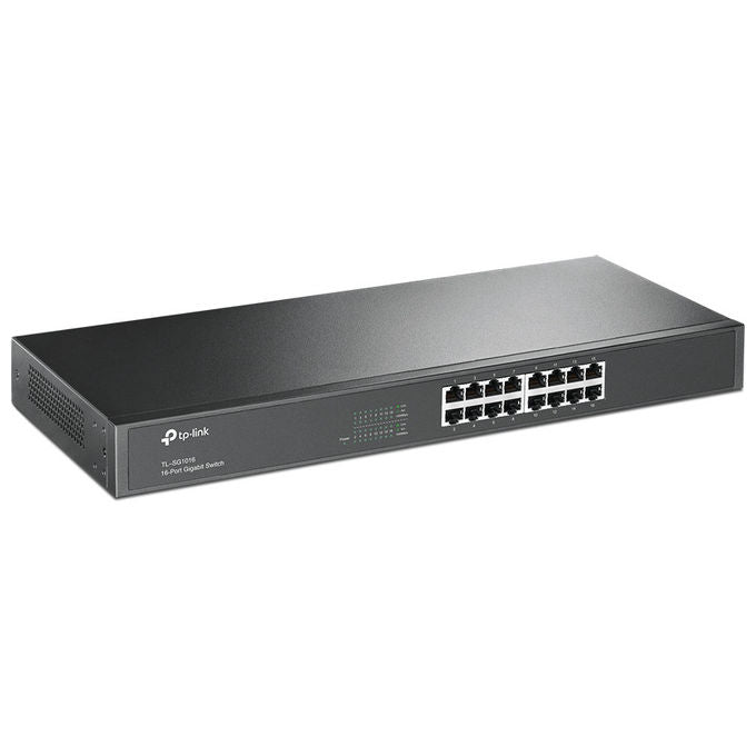 TP-Link Switch 16 porte Gigabit Unmanaged Rack-mountable 1U per rete Ethernet