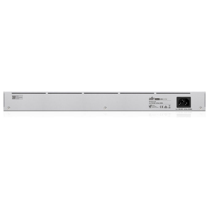 Ubiquiti UniFi USW-24-POE-EU Switch di Rete 24 Porte Gigabit PoE+ L2-L3 Gestito Argento