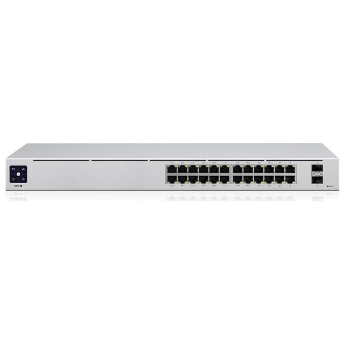 Ubiquiti UniFi USW-24-POE-EU Switch di Rete 24 Porte Gigabit PoE+ L2-L3 Gestito Argento