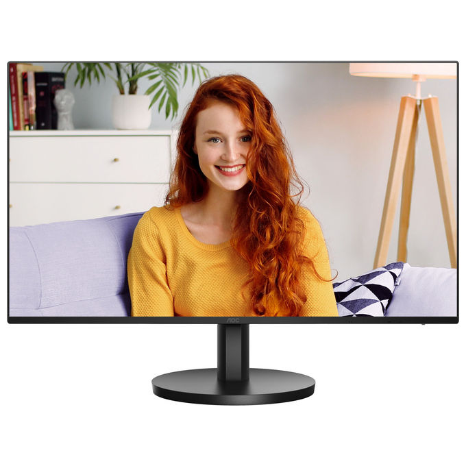 AOC 24B3HA2 Monitor PC 23.8'' Full HD IPS LED 100Hz HDR Senza Cornice Nero