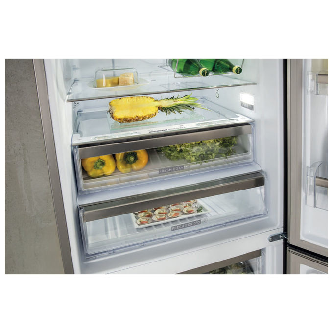 Whirlpool WB70E 973 X Frigorifero Combinato Capacita' 462 Litri Classe Energetica D 195,5 cm Acciaio Inox