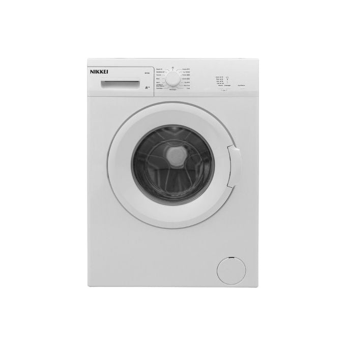 Lavatrice Nikkei VN106 6kg 1000 Giri Caricamento Frontale Classe D 15 Programmi Bianco
