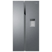 Haier HSR3918EWPG Frigorifero Side by Side Capacita' 521 Litri Classe energetica E Total No Frost 189 cm Inox Style