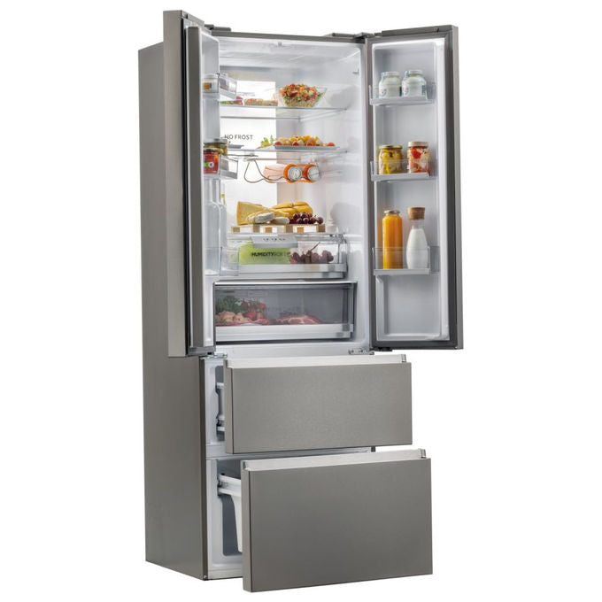 Haier HB20FPAAA Frigorifero Side by Side Capacita' 454 Litri Classe energetica E (A++) 200,6 cm Inox