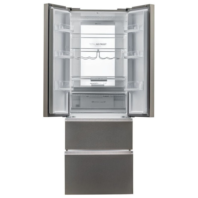 Haier HB20FPAAA Frigorifero Side by Side Capacita' 454 Litri Classe energetica E (A++) 200,6 cm Inox