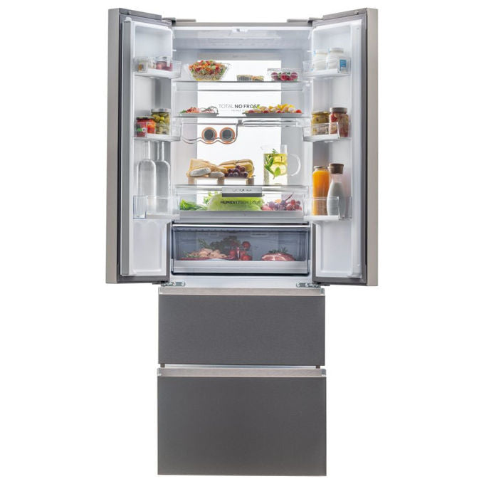 Haier HB20FPAAA Frigorifero Side by Side Capacita' 454 Litri Classe energetica E (A++) 200,6 cm Inox