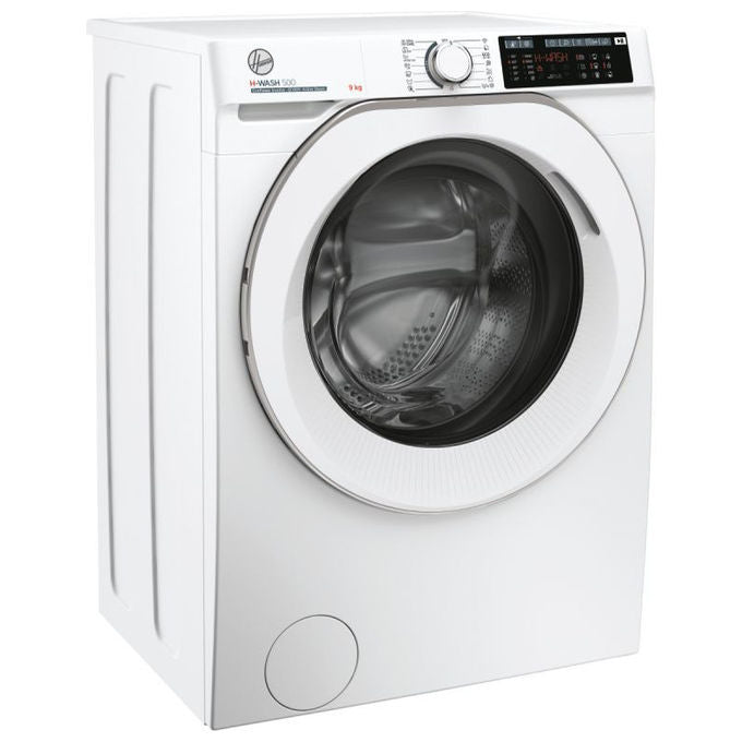 Hoover H-WASH 500 HW 49AMC-1-S  Lavatrice a carica frontale 9 Kg classe A 1400 giri motore Eco-Power programma Auto Care funzione Scan to Care bianco 60x54x85otore Inverter Eco-Power