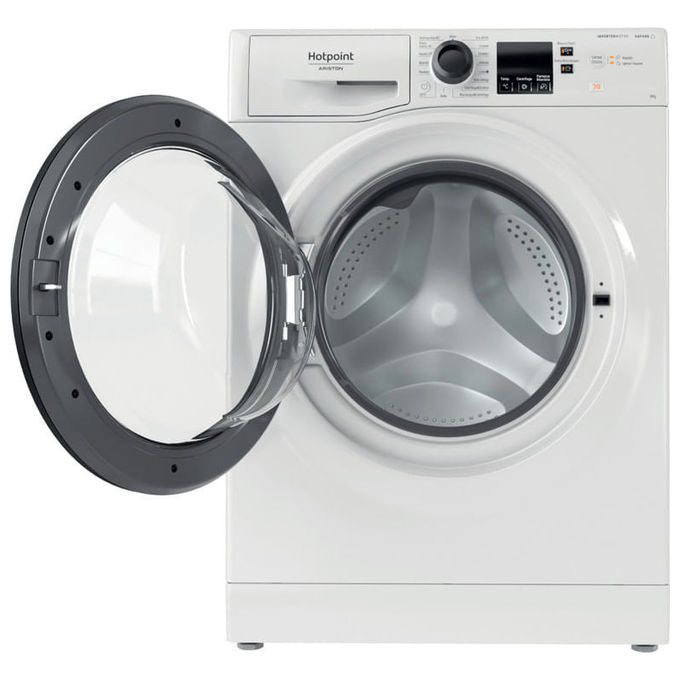 Hotpoint NF825WK IT Lavatrice carica frontale 8 Kg Classe B Profondita' 60 cm Centrifuga 1200 giri Funzione Vapore Motore Inverter