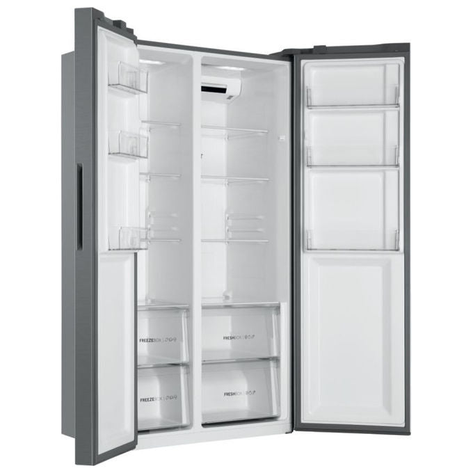 Haier HSR3918ENPG Serie 3 Frigorifero Side by Side No Frost Inverter 528 litri Classe E Multi Air Flow LED