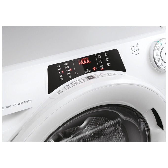 Candy RO14104DWMT1S Rapido' Lavatrice Frontale 10 Kg 1400 rpm Classe A Wi-Fi Vapore Inverter (85x60x58 cm) colore Bianco