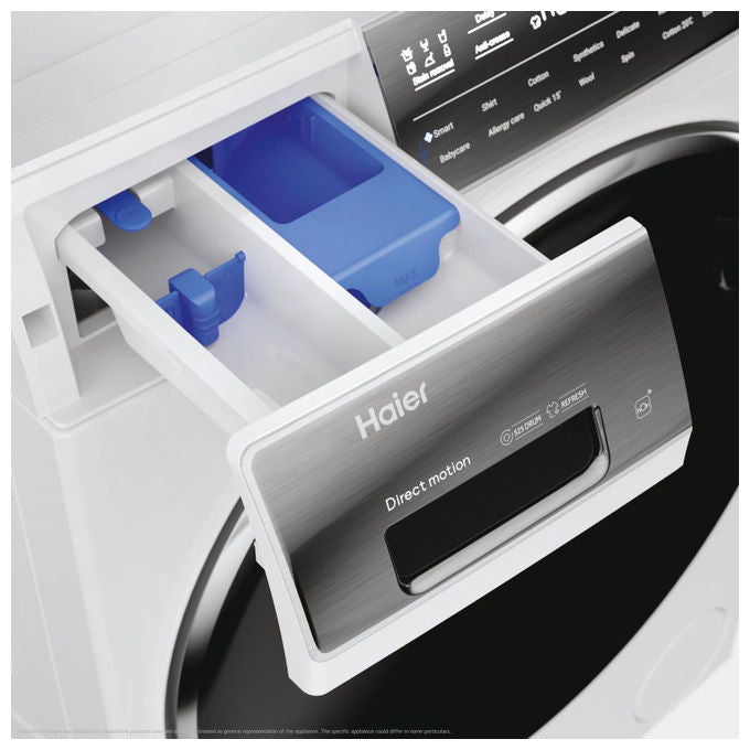 Haier I-Pro Series 7 HW90-B14IGIU1-IT Lavatrice Caricamento Frontale 9Kg 1400 Giri-min Classe Energetica B Bianco
