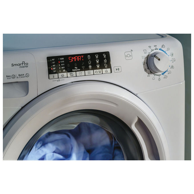 Candy CO4104TWM1S Smart Pro Inverter Lavatrice Carica Frontale 10 Kg 1400 rpm Classe A Wi-Fi Bluetooth (85x60x58 cm) colore Bianco