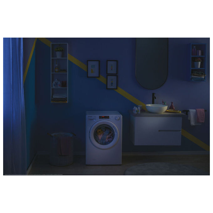 Candy CO4104TWM1S Smart Pro Inverter Lavatrice Carica Frontale 10 Kg 1400 rpm Classe A Wi-Fi Bluetooth (85x60x58 cm) colore Bianco