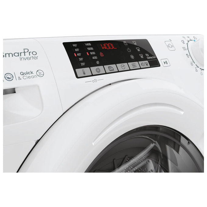 Candy CO4104TWM1S Smart Pro Inverter Lavatrice Carica Frontale 10 Kg 1400 rpm Classe A Wi-Fi Bluetooth (85x60x58 cm) colore Bianco