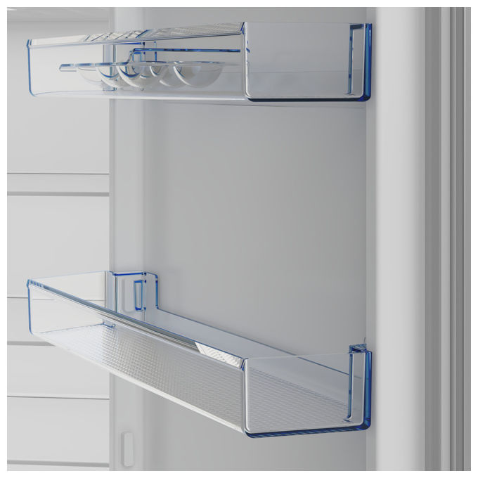 BEKO B1RCNE364XB Frigorifero combinato 316 L 1865 cm Classe E 37 dB Total No Frost MultiAirflow modalita' Eco e Vacanza Metal Look